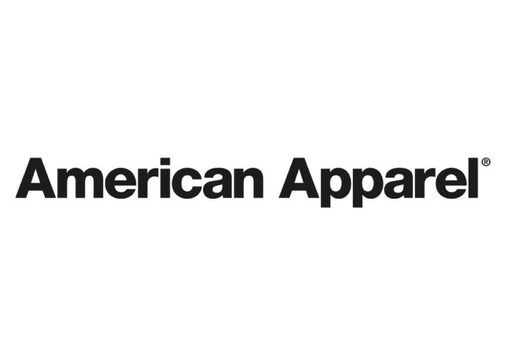 Logo American Apparel robe